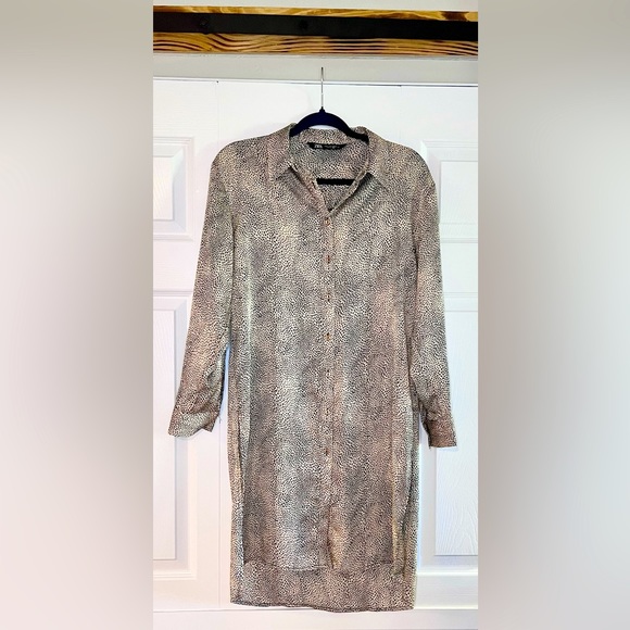 Zara - Animal Print Dress/Tunic - Picture 1 of 4